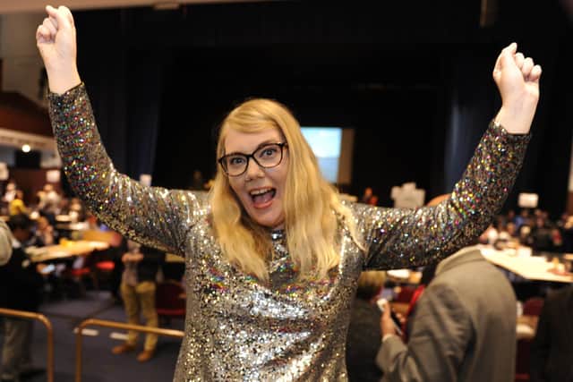 Councillor Claire Udy pictured during the local election at Portsmouth Guildhall in 2018.
Picture Ian Hargreaves  (180470-1)