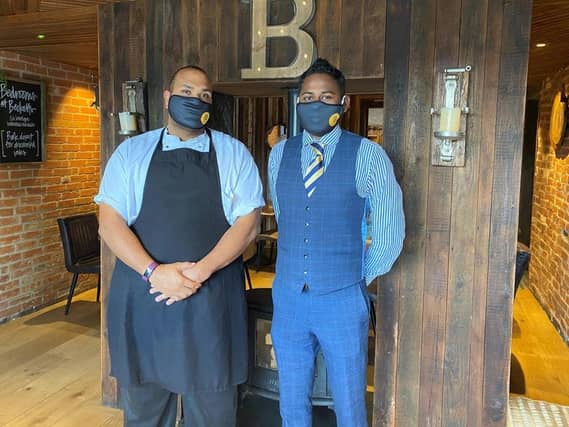 Terence Carvalho, general manager and Jack Sencherey-Evans, head chef at Becketts Southsea
