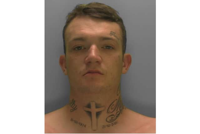 Police have launched a man hunt for Liam Ashton, who breached his bail condition after being charged with the violent assault of a woman in June. The 29-year-old of Corbishley Road, Bognor, has links to Hampshire, Sussex and London.