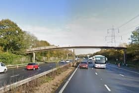 The M3 near Chandlers Ford. Picture: Google Maps