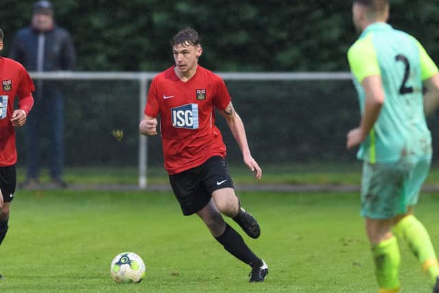 Defender Archie Willcox is back available for Fareham after serving a one-match suspension. Picture: Keith Woodland (051220-546)