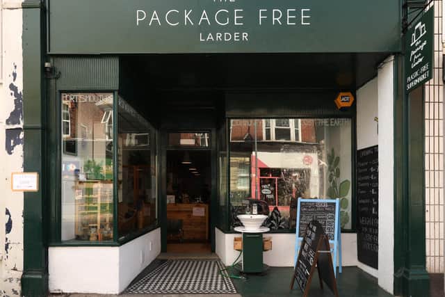 The Package Free Larder is a  zero waste shop which provides plastic free shopping. Picture: Chris Moorhouse    (050820-44)
