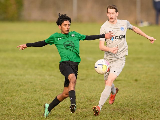 Mother Shipton (grey) v FFTP. Picture by Keith Woodland