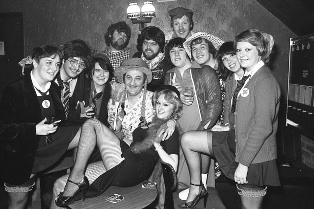 Staff and customers of the Coach and Eight pub in Durham who were raising money for the children's unit at Dryburn Hospital in 1980. Are you pictured?