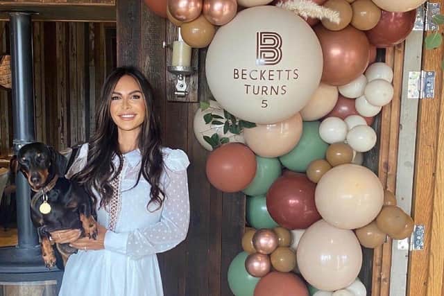 Becketts in Southsea is marking five years in business. Pictured is owner Soraya Parker.