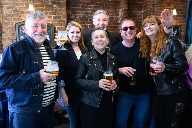 Pictured is: Customers at the opening of the Apsley House pubPicture: Keith Woodland (300321-29)