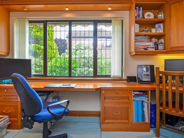 This five bedroom detached house is on sale at a guide price of £895,000. it is listed by Fine and Country.