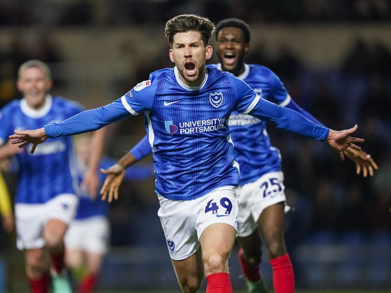 Match action from Pompey's clash with Oxford United
