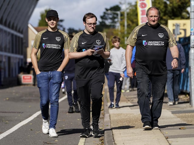 Making their way into Portman Road last October.