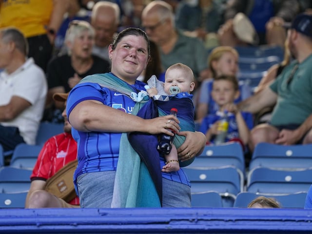 Introducing the next generation of Pompey fans to Fratton Park.