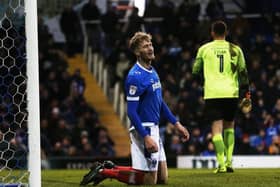 Michael Smith endured a tough stay at Pompey. Picture: Joe Pepler