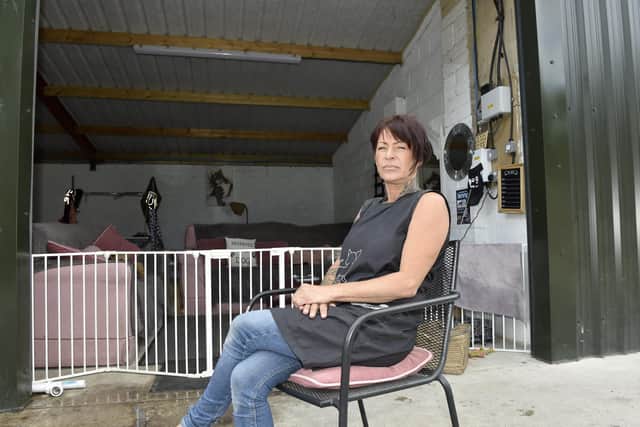 Maria said her business is so new that the lack of customers over the past month could lead to its closure. Picture: Sarah Standing (250723-7101)