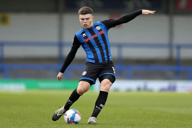 Pompey are reportedly eyeing up a move for Rochdale midfielder Aaron Morley. (Photo by Charlotte Tattersall/Getty Images)