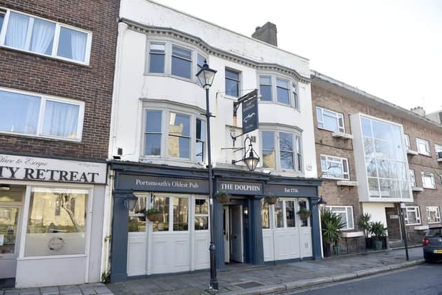 The Dolphin is the oldest pub in Portsmouth.  Picture: Sarah Standing