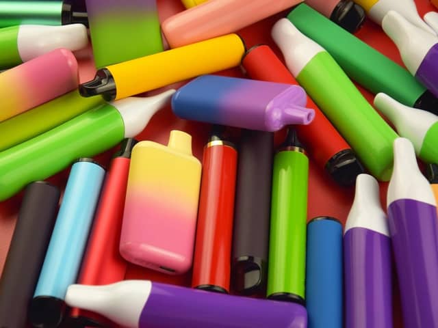 It is estimated that around 1.3m single use vapes are thrown away each week