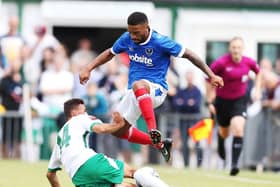 Tareiq Holmes-Dennis was Jackett's first left-back recruit in the summer of 2017. Now he's after his eighth following Cam Pring's recall. Picture: Joe Pepler