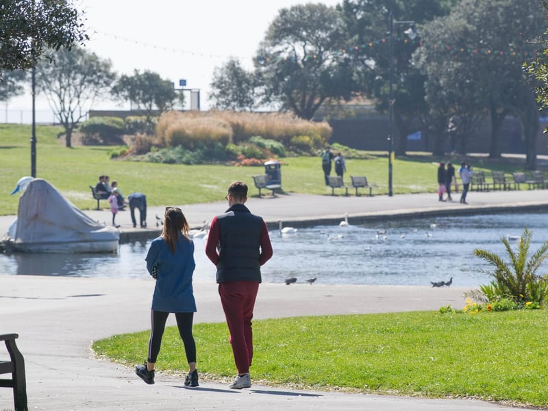 As they run along the see front in the final stretch of the race, runners will pass Southsea's Canoe Lake.

Picture: Habibur Rahman