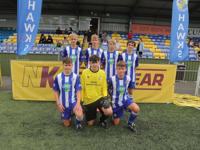 Crofton Saints Tigers U15s at the Havant and Waterlooville FC Summer Tournament. Picture: Dave Haines