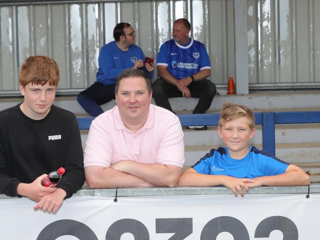 Pompey make their annual pre-season trip to the Hawks    Picture: Dave Haines.