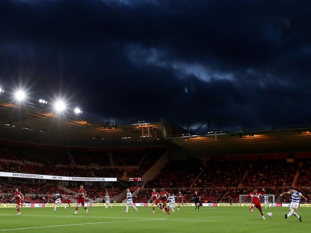 22,960 fans watched a goalless draw at the Riverside Stadium between Middlesbrough and Rotherham in the Championship. Yet, it wasn’t full to the 34,000 capacity, with the Saturday evening fixture played live on Sky Sports.