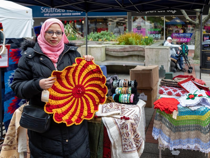 Nadia Islam (30) and her ethical fashion brand NRasal. Picture: Mike Cooter (160324)