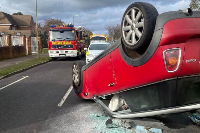Emergency services are on the scene. Picture: Gosport Police