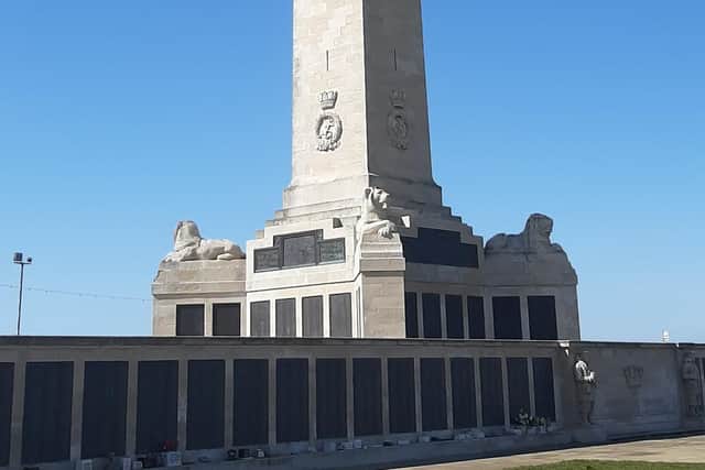 The Royal Naval War Memorial in Southsea