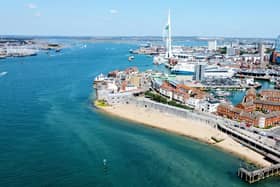An aerial shot of Portsmouth Harbour, Picture: Adobe Stock