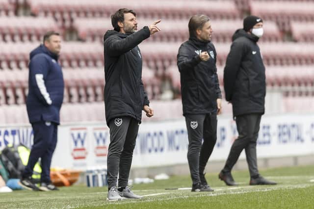 Danny Cowley thought Wigan represented his 'best win' - but wasn't Pompey best performance. Picture: Daniel Chesterton/phcimages.com