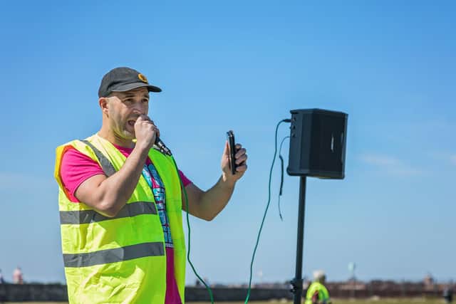 #KilltheBill protest on Southsea Common on April 17. 
Activist Mark Sage addresses the crowd.
Picture by Mike Cooter. 