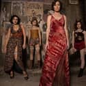 The women of Dope Girls. From left, Billie (Umi Myers), Violet (Eliza Scanlen), Kate (Julianne Nicholson), and Evie (Eilidh Fisher) (Picture: BBC/Badwolf Productions/Ray Burmiston)