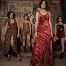 The women of Dope Girls. From left, Billie (Umi Myers), Violet (Eliza Scanlen), Kate (Julianne Nicholson), and Evie (Eilidh Fisher) (Picture: BBC/Badwolf Productions/Ray Burmiston)