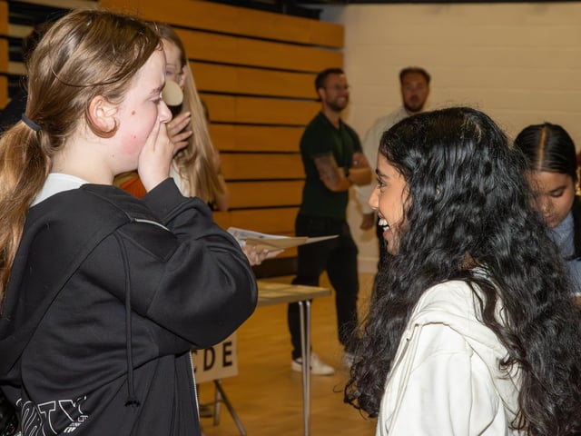 Pictured - Students opening their GCSE resultsPhotos by Alex Shute
