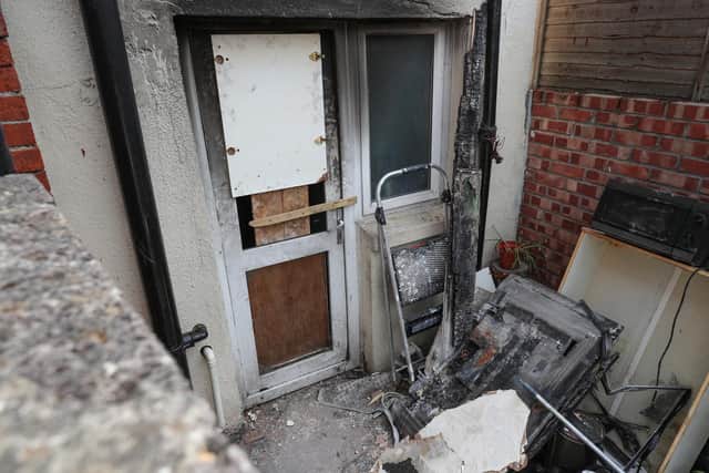 Fire at a property in Sheffield Road, Fratton where all the belongings of David Coker were destroyed.
(220421-7042)