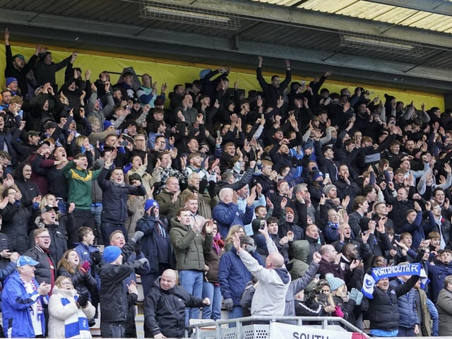 Ground name: Abbey Stadium.
Round-trip distance: 266 miles.