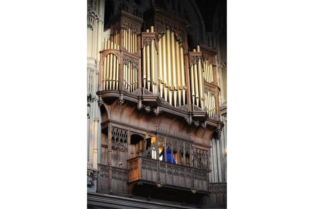 The St Mary's Church organ 
Picture: Paul Jacobs  (123976-1)