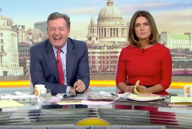 Piers Morgan was absent from Good Morning Britain this morning