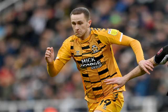 Adam May returns to Fratton Park with Cambridge United tonight   Picture:  Stu Forster/Getty Images