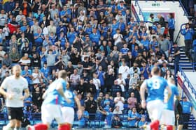 Fratton Park welcomed back the supporters for their friendly encounter with Peterborough on Saturday. Picture: Joe Pepler