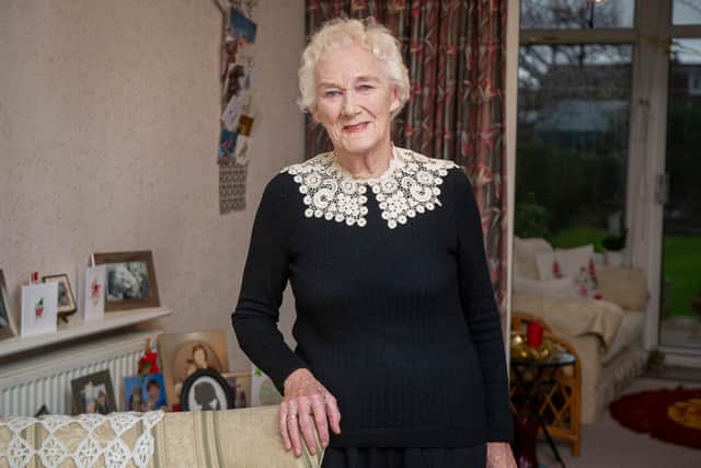 Ruth Rogers had a COVID vaccination at QA on 10 December 2020.Pictured: Ruth Rogers at her home in Drayton, Portsmouth on 14 December 2020.Picture: Habibur Rahman