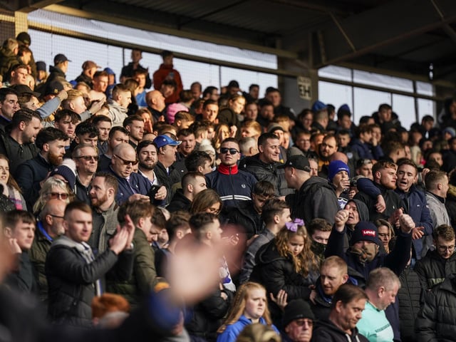 Pompey sold out their away allocation of tickets for Saturday's game at Blomfield Road