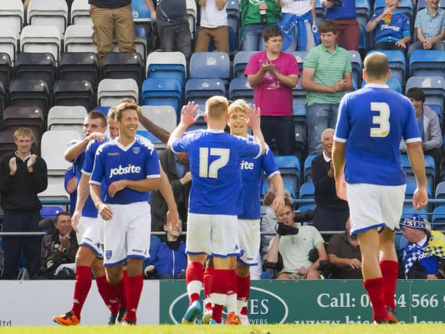Only seven names were registered for Pompey as they faced Bolton in a pre-season friendly in 2012.