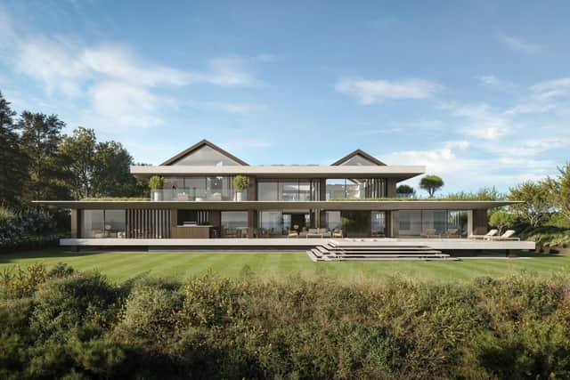 An artist's impression of the new house at Seascape, between Monks Hill Car Park and Crofton Avenue in Fareham.
