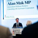 Alan Mak MP speaking at the German British Business Summit