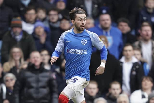 Owen Dale admits his goal and assist returns are below his usual standards since arriving at Pompey. Picture: Jason Brown/ProSportsImages