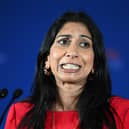 Suella Braverman at the National Conservatism Conference on May 15, 2023. Picture: Leon Neal/Getty Images.