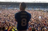 Michael Doyle on a memorable day in May 2017 at Fratton Park. Picture: David Cherriman