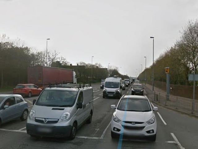 The A38 was ranked 2nd, with 108 accidents.