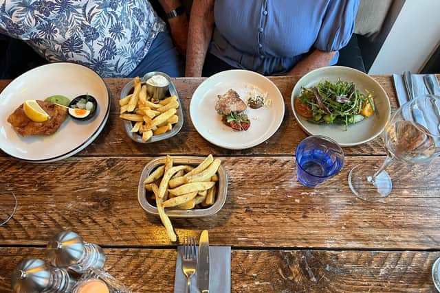 Food at The Briny.