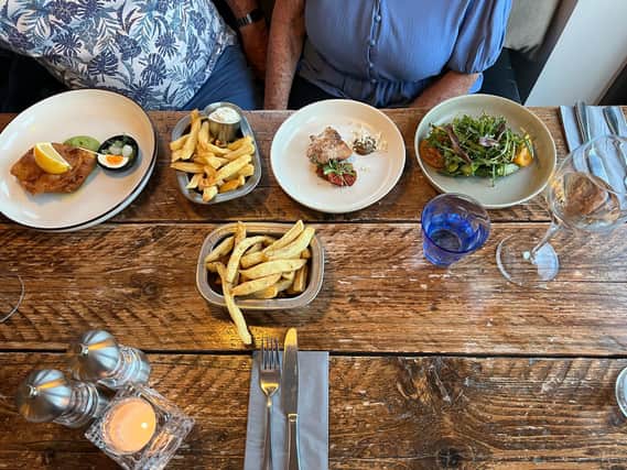Food at The Briny.